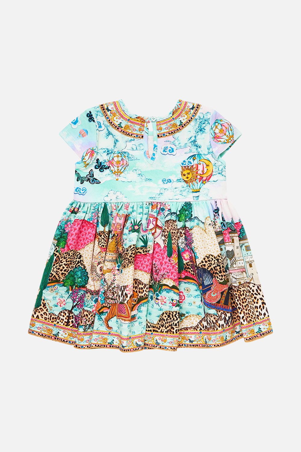 BABIES TEE DRESS WITH GATHERED SKIRT MINIATURE MOMENTS