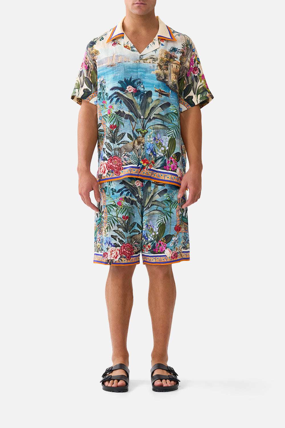 SHORT SLEEVE CABANA SHIRT BODRUM BOTANICALS