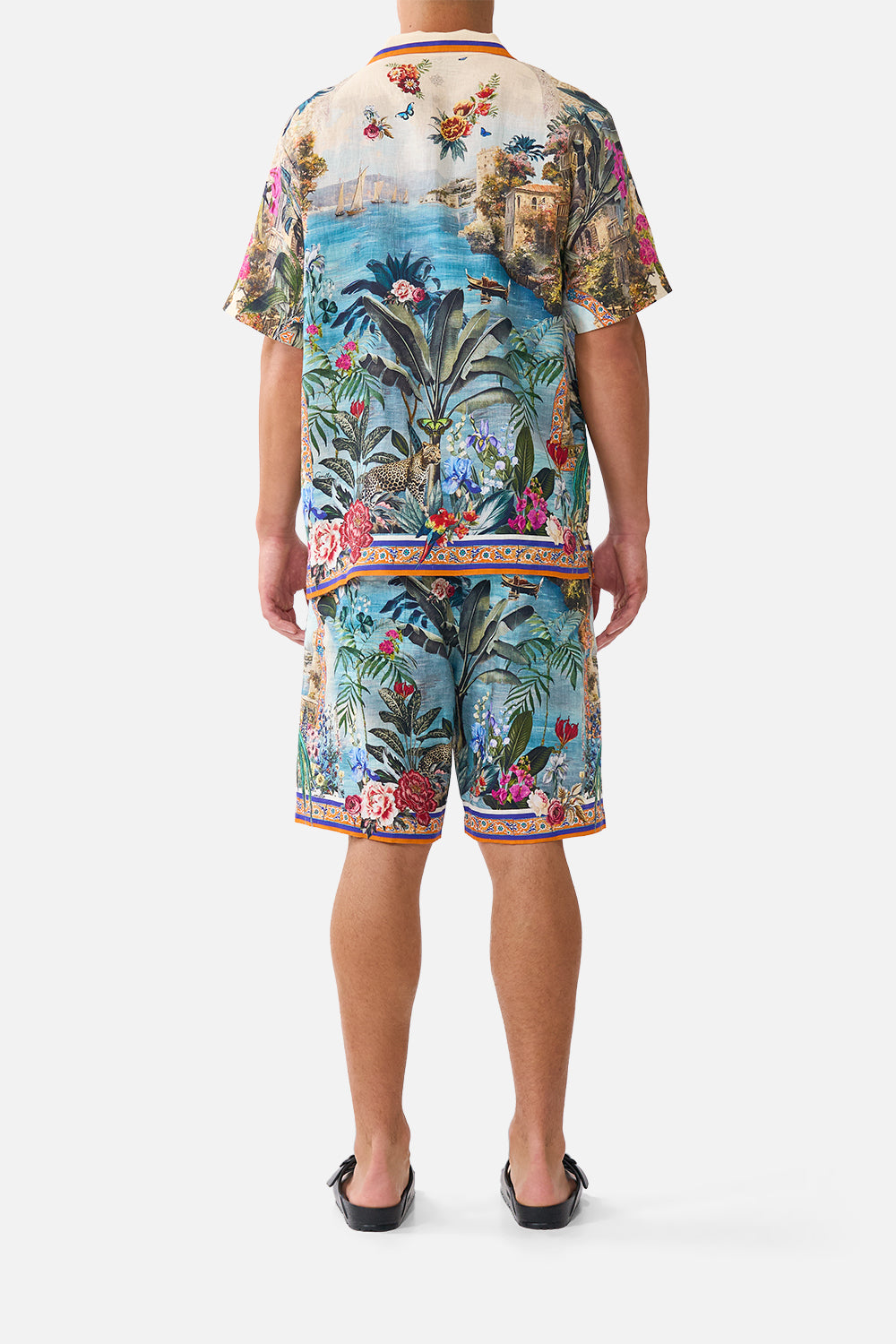 SHORT SLEEVE CABANA SHIRT BODRUM BOTANICALS
