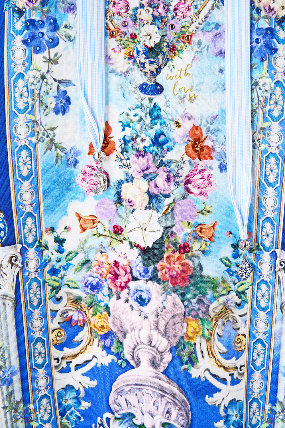 CONTRAST BAND OVERSIZED HOODIE WITH POCKETS OTTOMAN OPULENCE