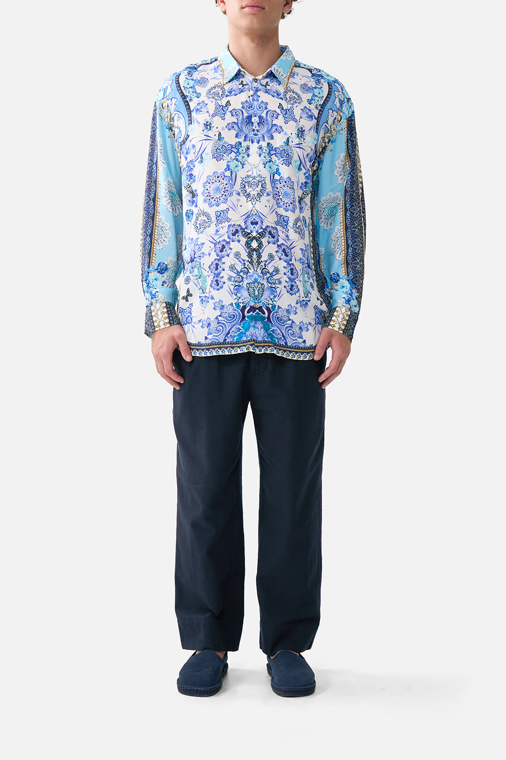 LONG SLEEVE OVERSIZED SHIRT ALL ABOUT THAT LACE