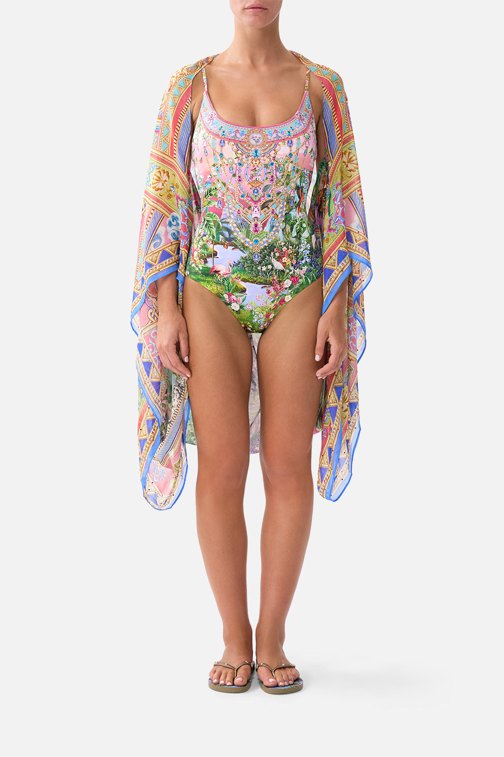 SILK CHIFFON SHRUG TURKISH DELIGHT