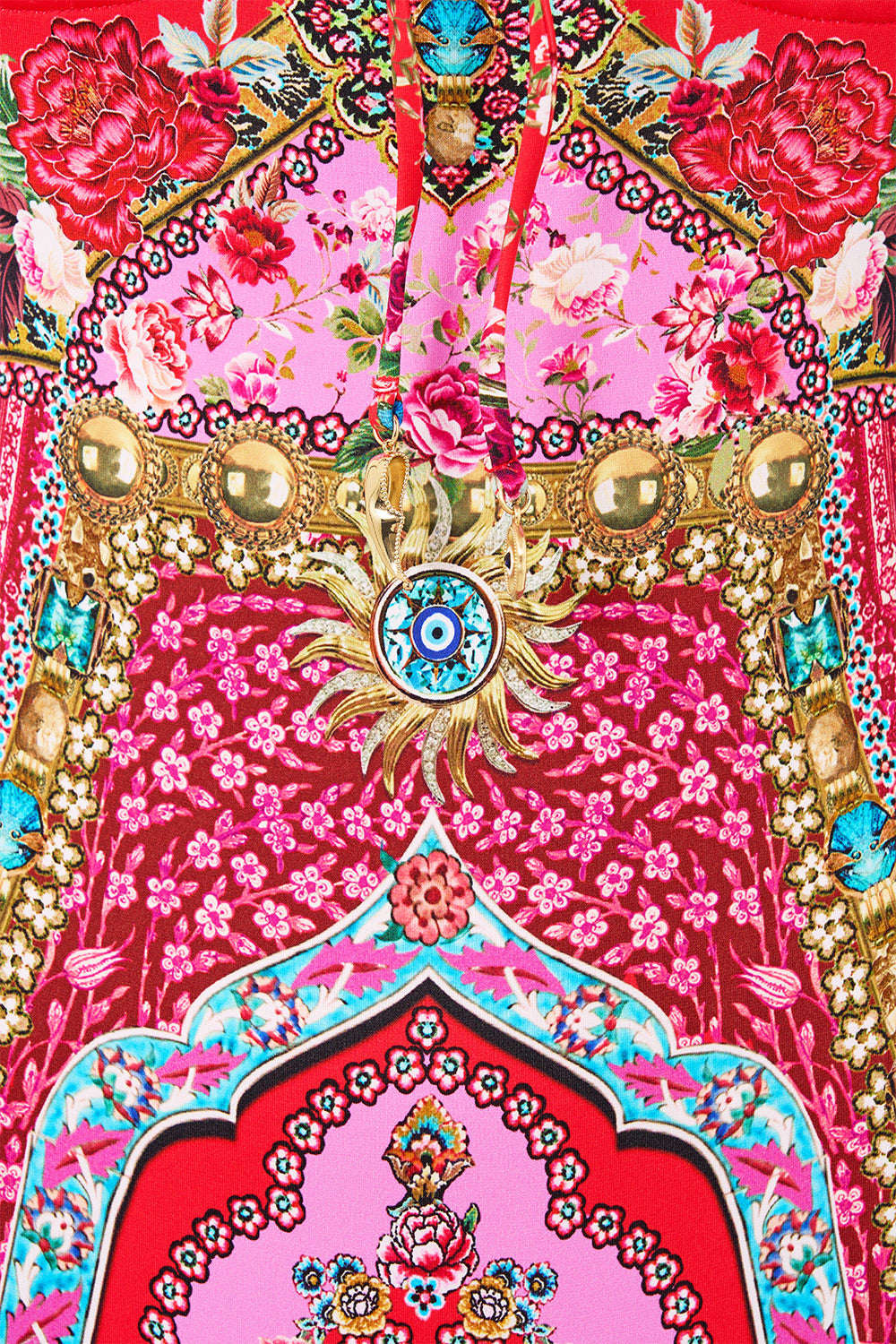 RUCHED CUP UNDERWIRE ONE PIECE WITH FRONT TIE HEIRLOOM EMPIRE