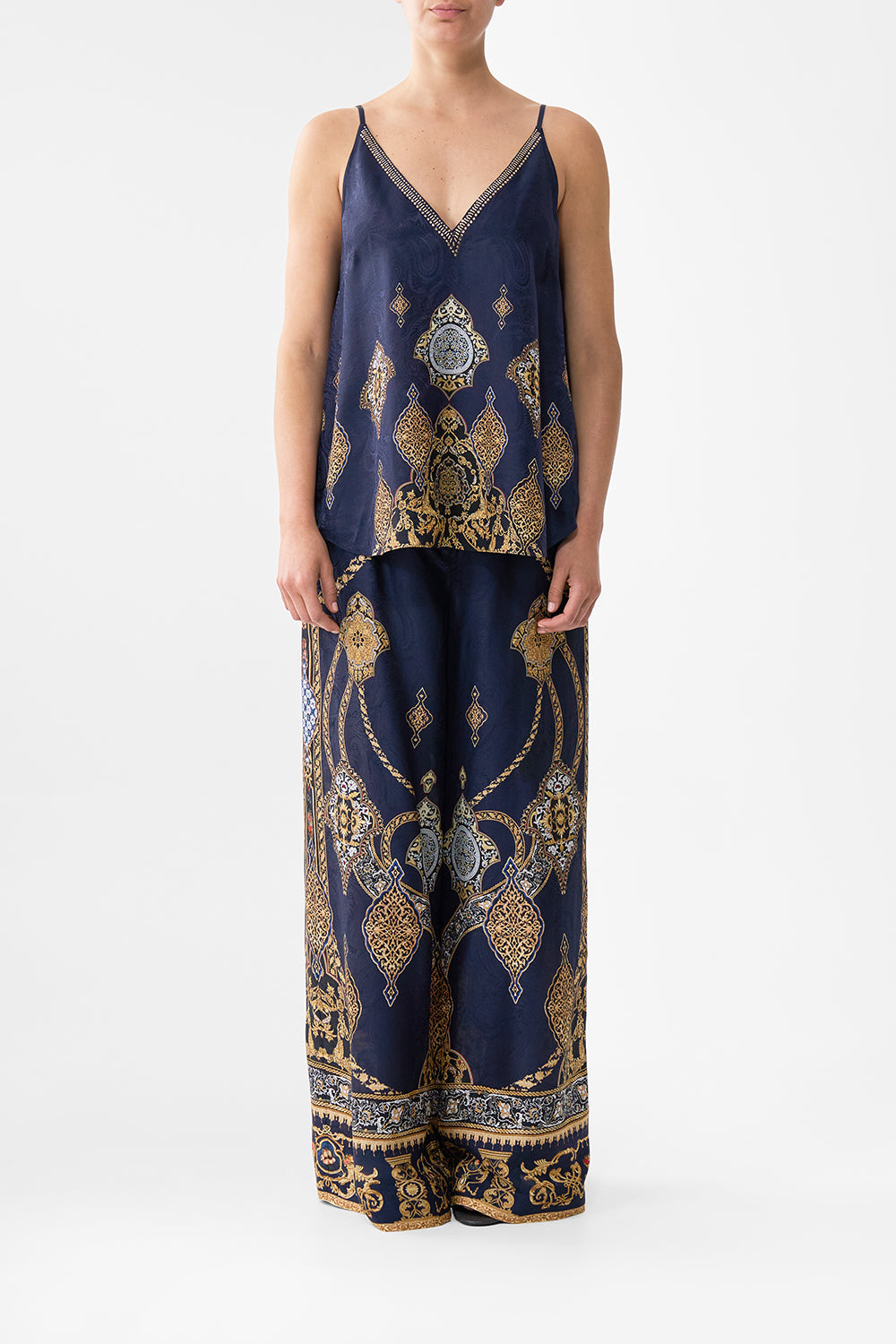 WIDE LEG WAISTED PANT THE IMPERIAL GATE