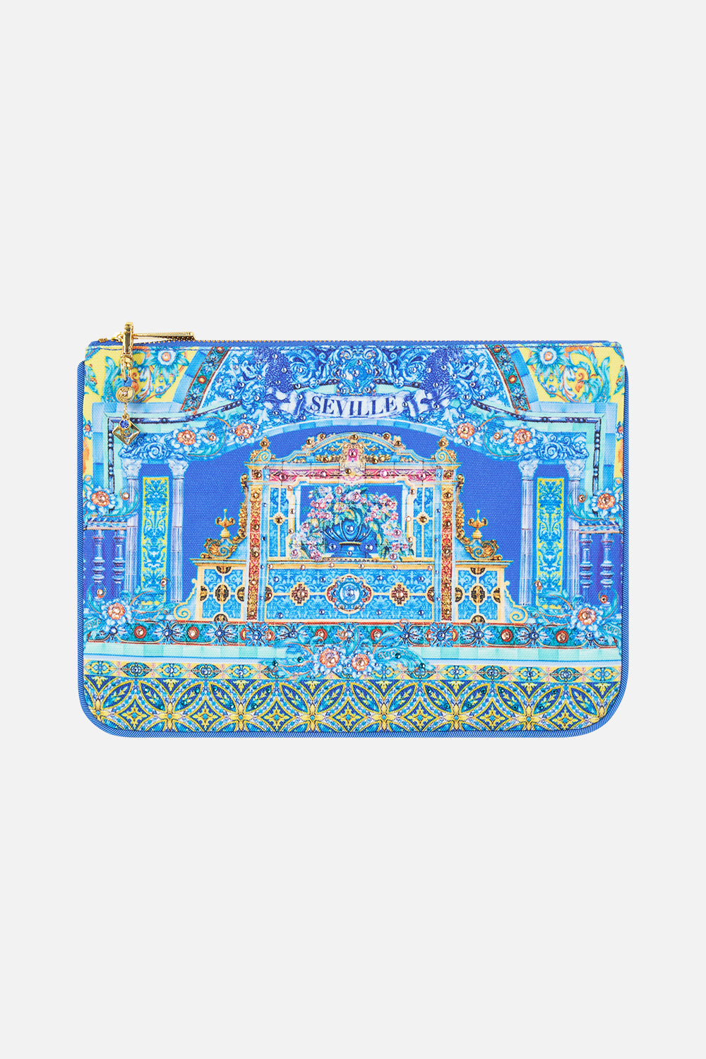 SMALL CANVAS CLUTCH BENEATH THE ANDALUSIAN SUN