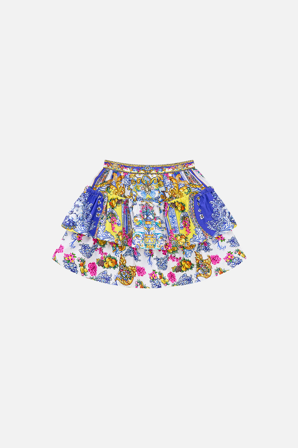 KIDS LAYERED MINI SKIRT WITH GATHERED FRILL ESPAÑA NIRVANA