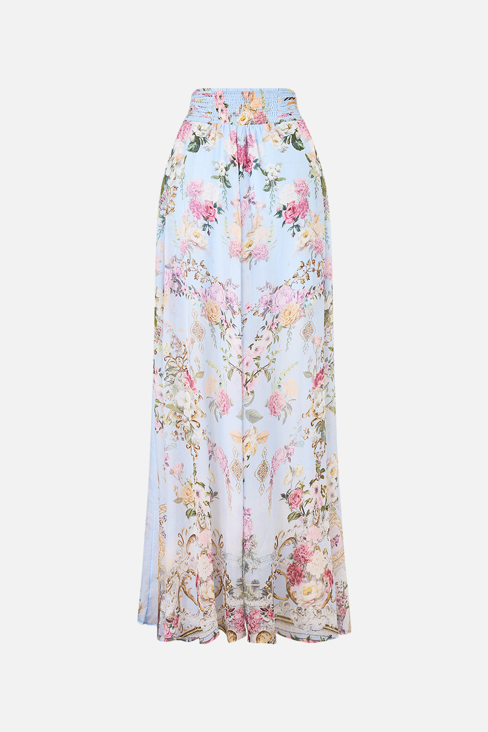 WAISTED WIDE LEG PANT TILED IN TIME