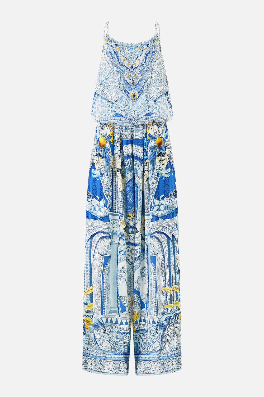 SHOESTRING STRAP JUMPSUIT DE NADA GRANADA
