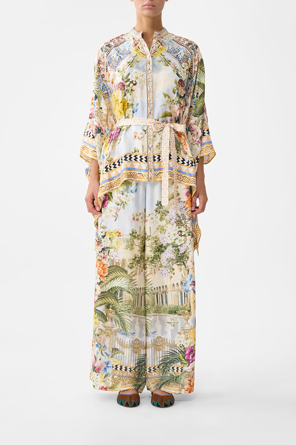 BUTTON THROUGH SCARF BLOUSE THE ARCHITECTS OF ALCÁZAR