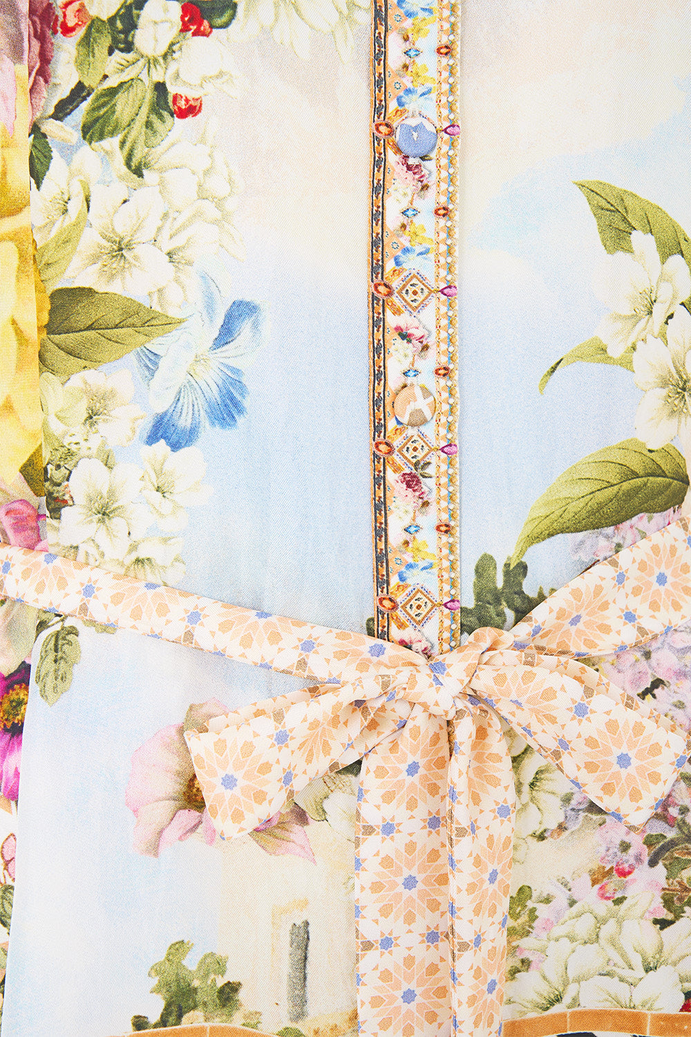 BUTTON THROUGH SCARF BLOUSE THE ARCHITECTS OF ALCÁZAR