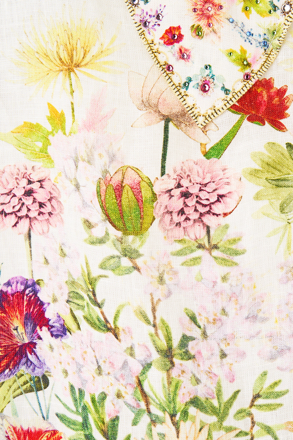 DEEP V NECK HARDWARE KAFTAN THE CALL OF CATALONIA