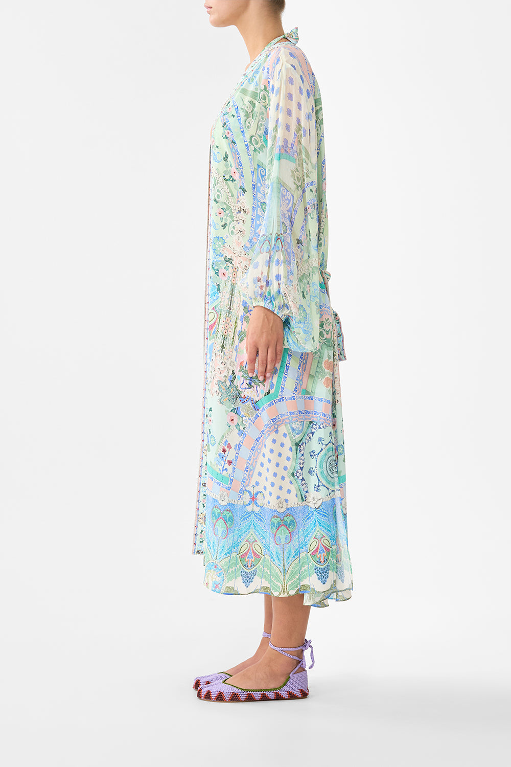 BLOUSON SLEEVE LAYER MIDSUMMER MOSAICS