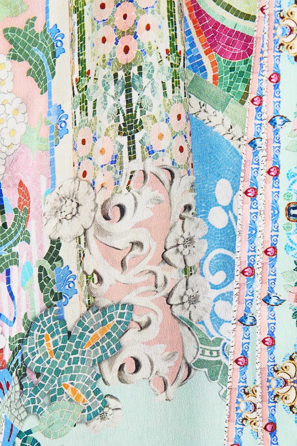 BLOUSON SLEEVE LAYER MIDSUMMER MOSAICS