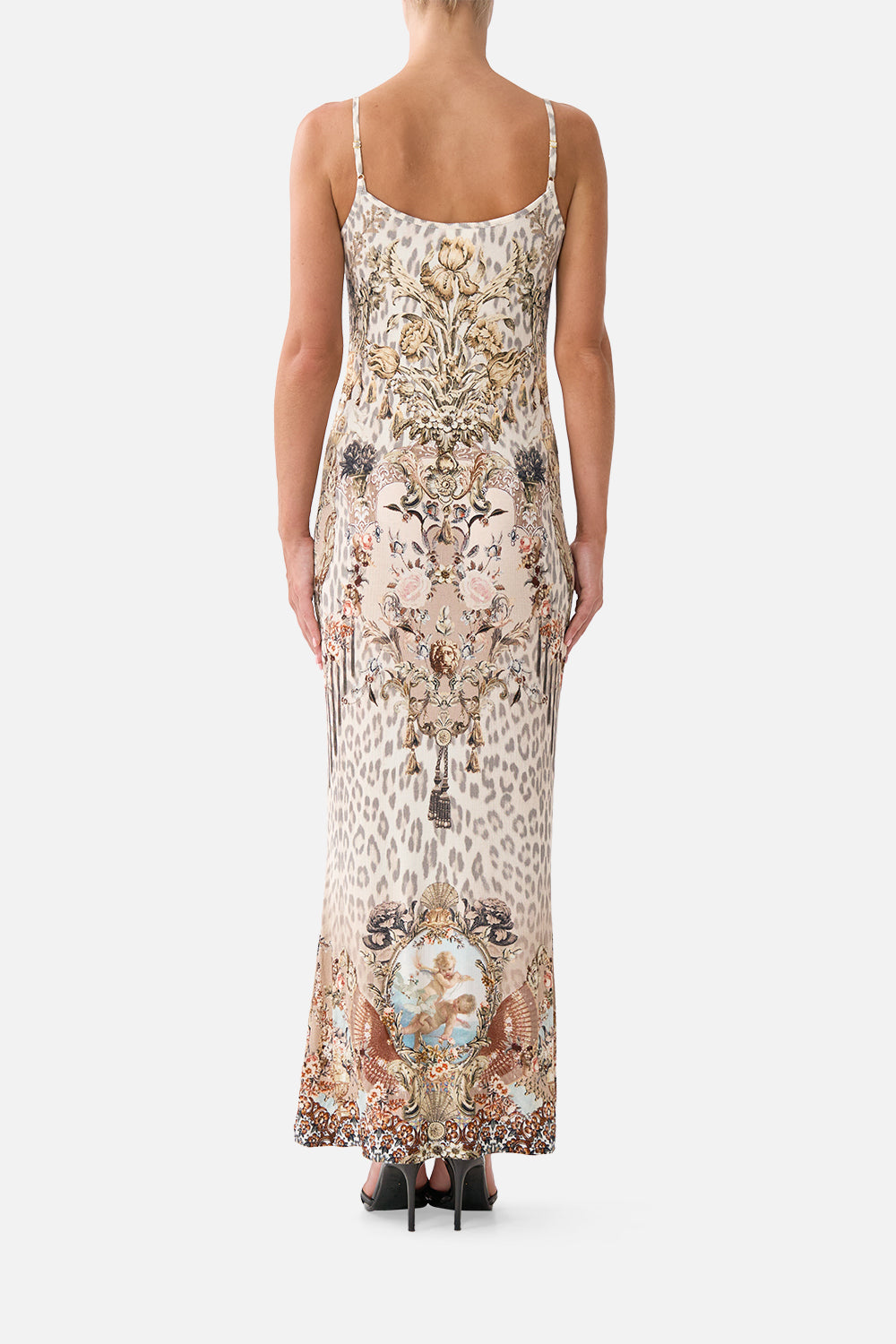 JERSEY STRAPPY DRESS ARANJUEZ ANIMALIA