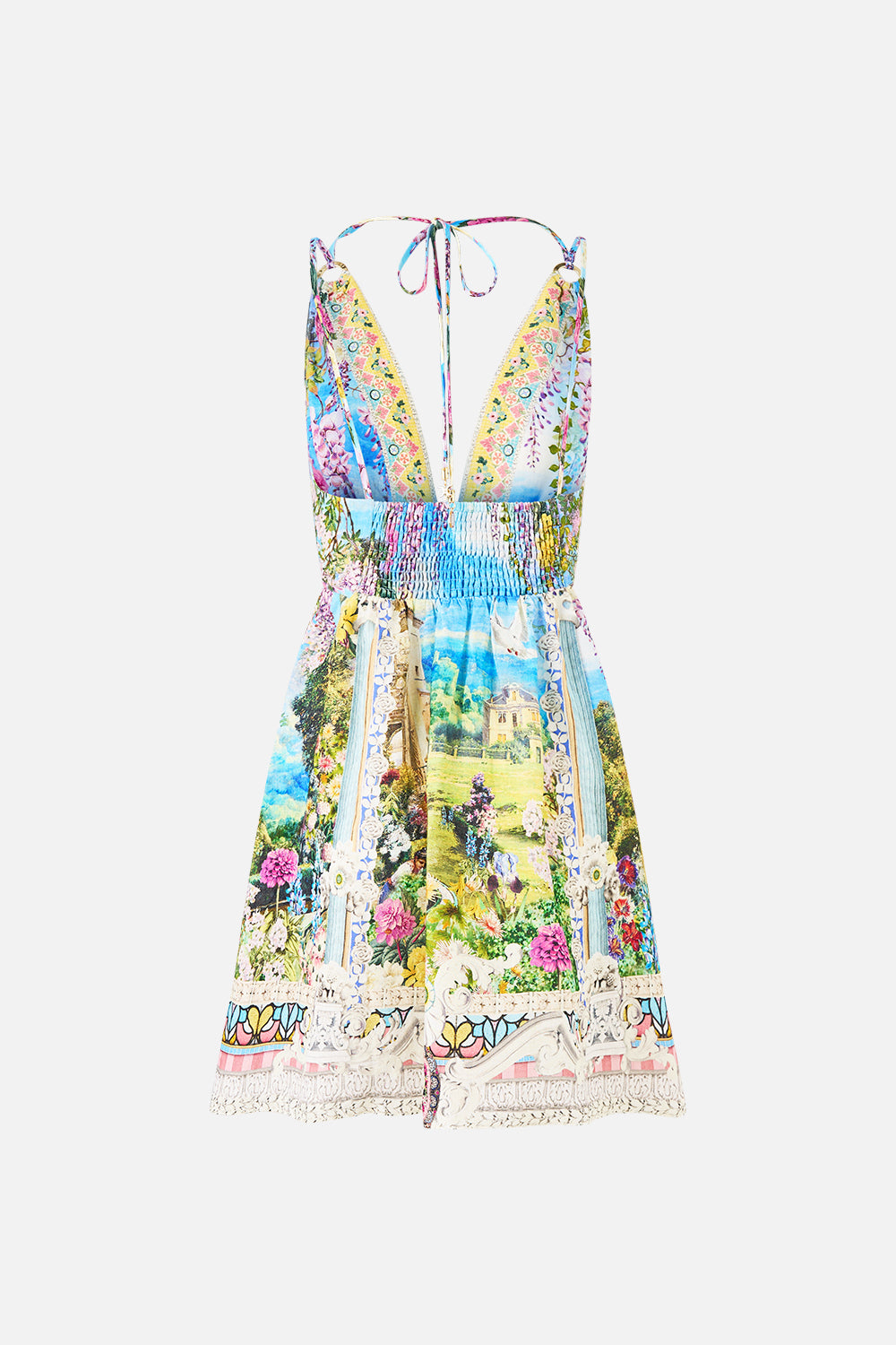 SHORT FLARED DRESS WITH HARDWARE NAVÀS NOUVEAU