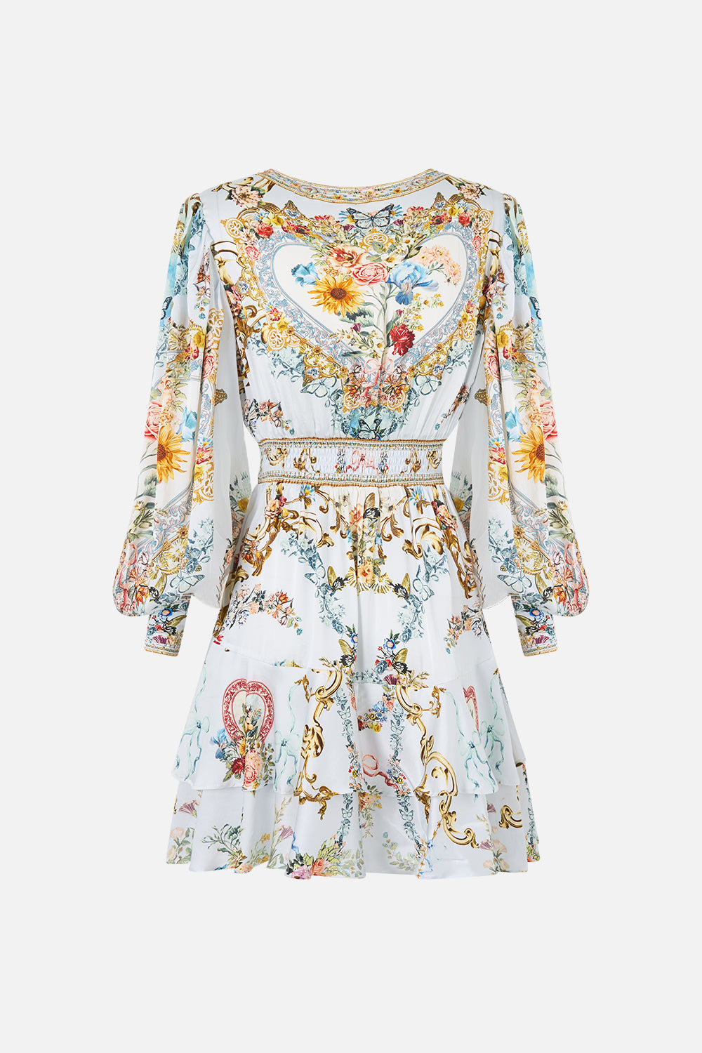 BUTTON FRONT FRILL DRESS SEVILLE SWEETHEART