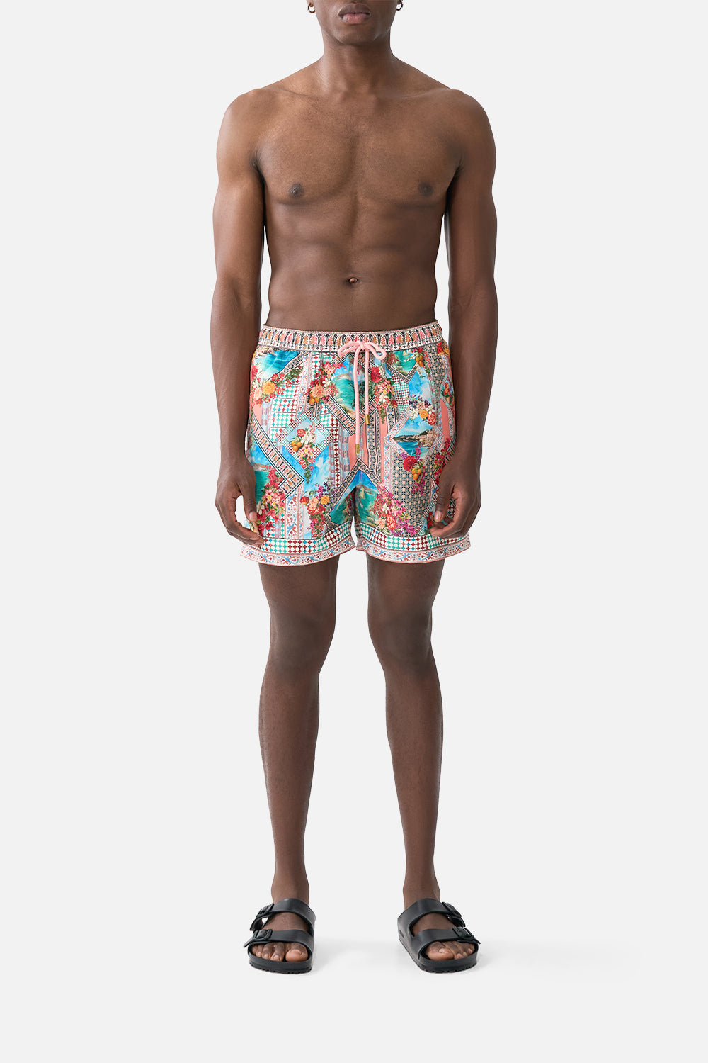 MID LENGTH BOARDSHORT WITH ELASTIC WAIST MEET ME IN MALLORCA