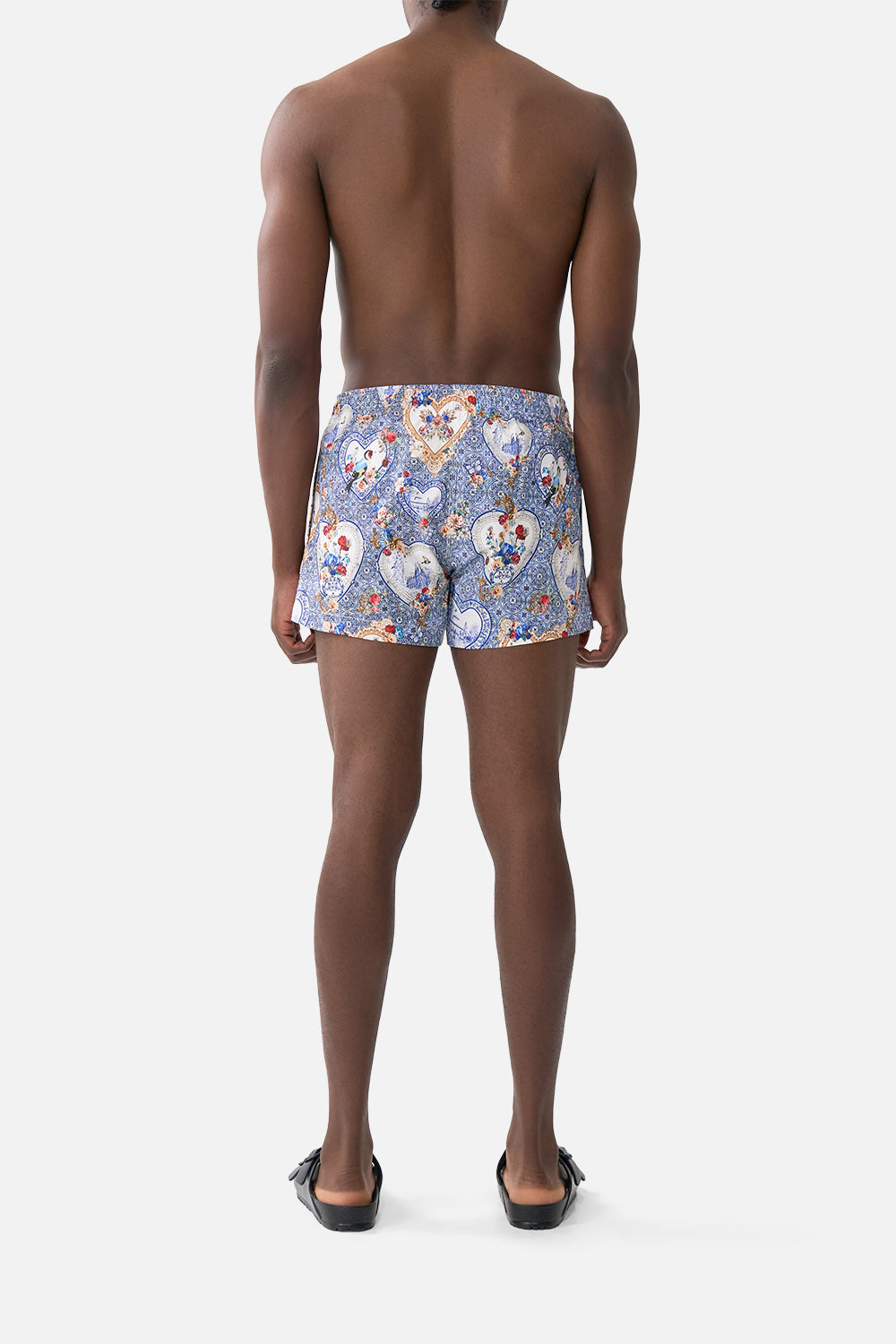 SHORT LENGTH BOARDSHORT WITH ELASTIC WAIST THE POTTERY PARLOUR