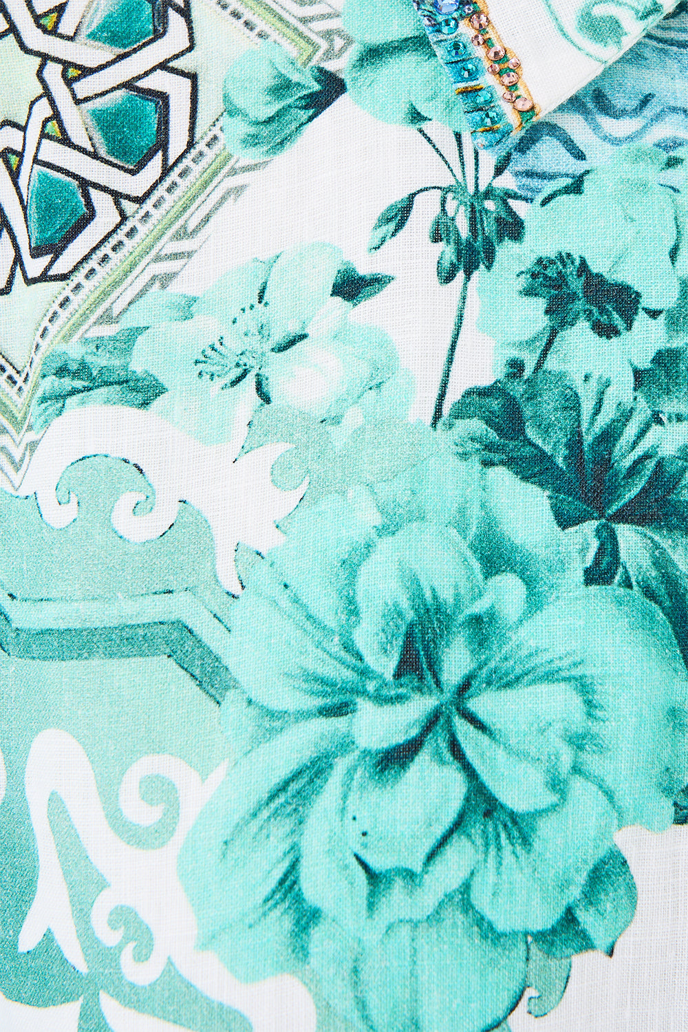 WAIST TIE SHIRT DRESS WITH BUBBLE SLEEVE BALEARIC BEBÉ