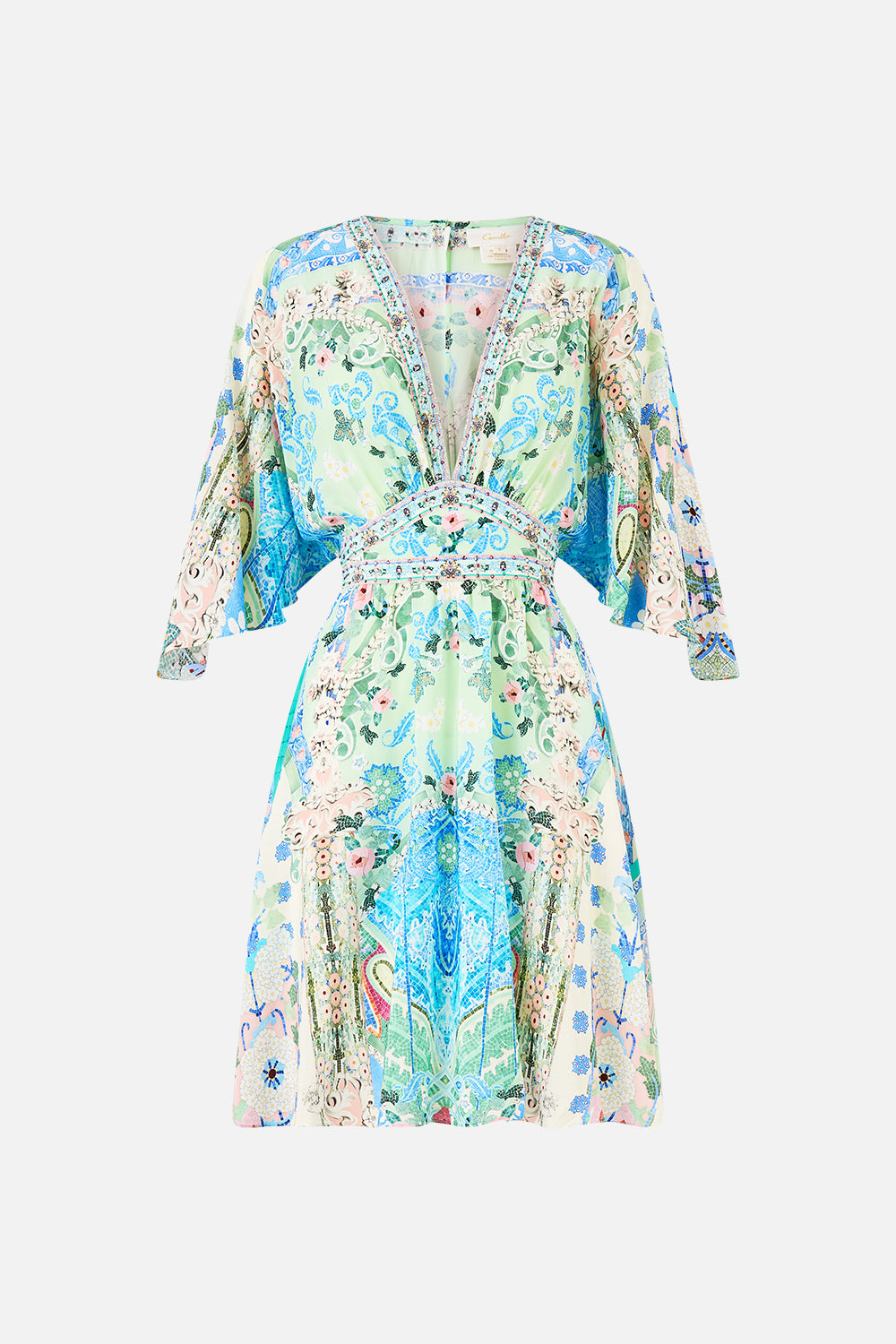 SHORT WAISTED DRESS MIDSUMMER MOSAICS