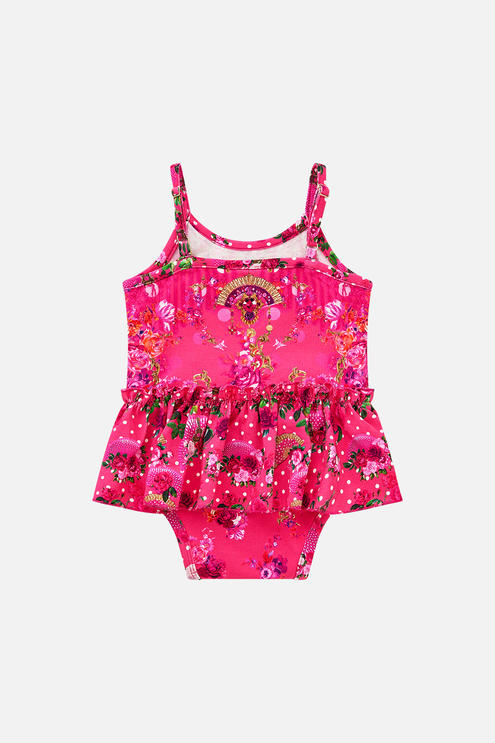BABIES JERSEY JUMP DRESS FLAMENCO ROSE