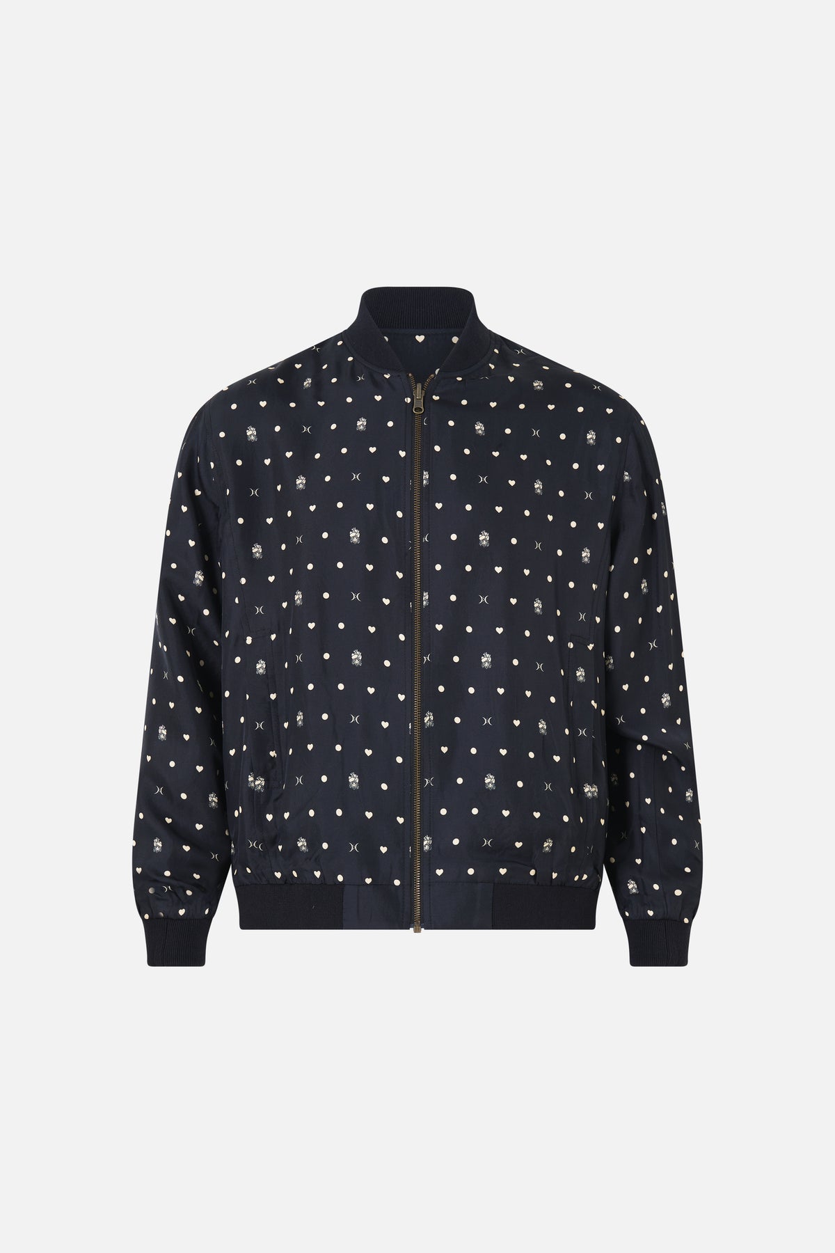 REVERSIBLE ZIP THROUGH BOMBER JACKET FLAMENCO FOLKLORE
