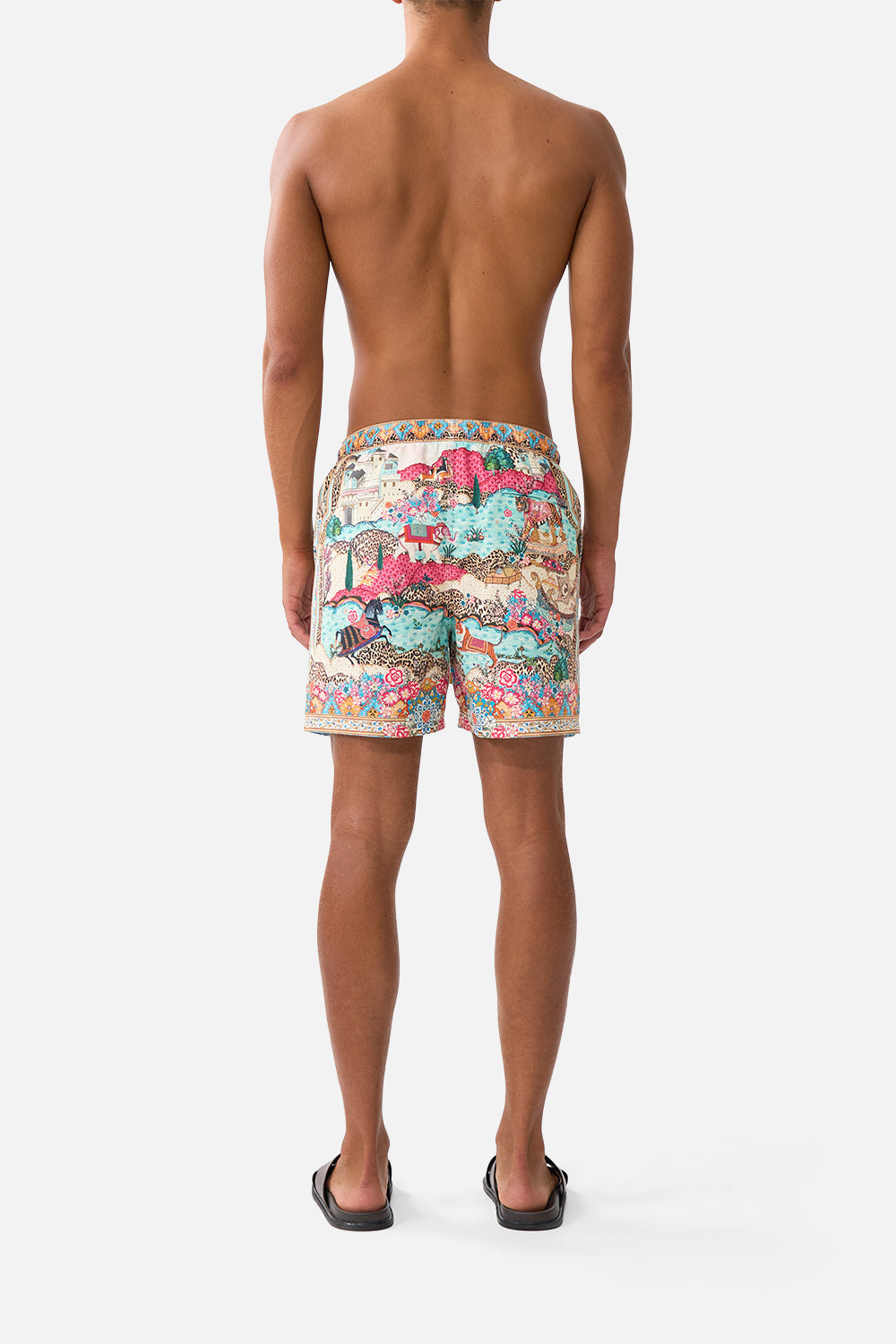 MID LENGTH BOARDSHORT WITH ELASTIC WAIST MINIATURE MOMENTS