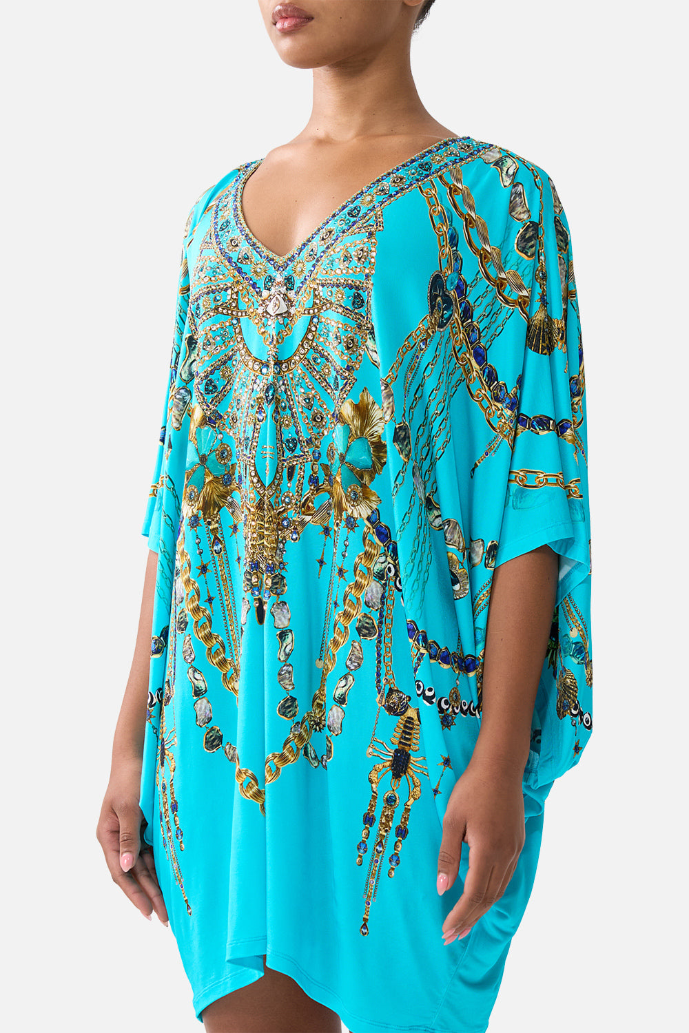 BAT SLEEVE DRESS TOTEMS AND TREASURES