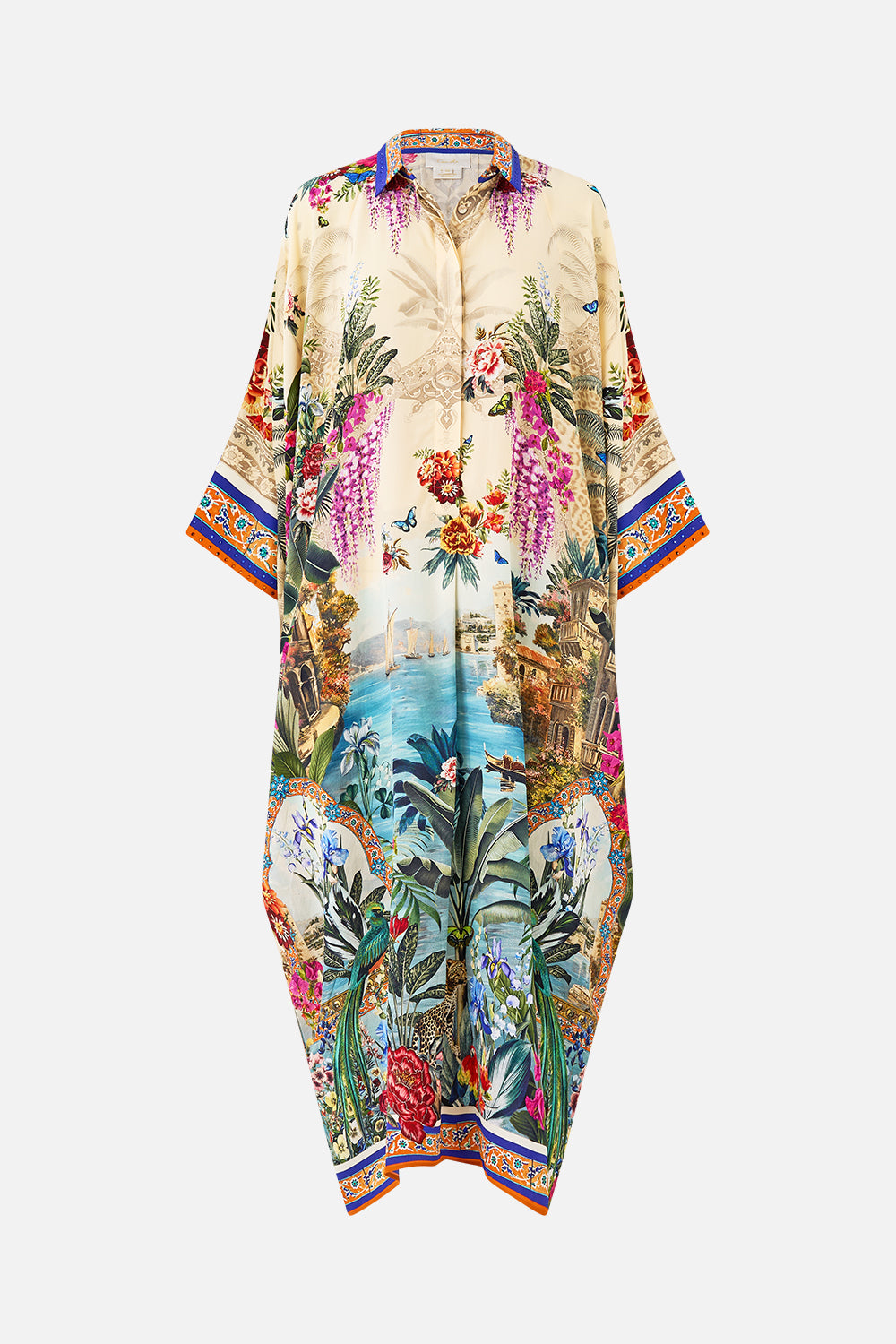 BATWING KAFTAN BODRUM BOTANICALS