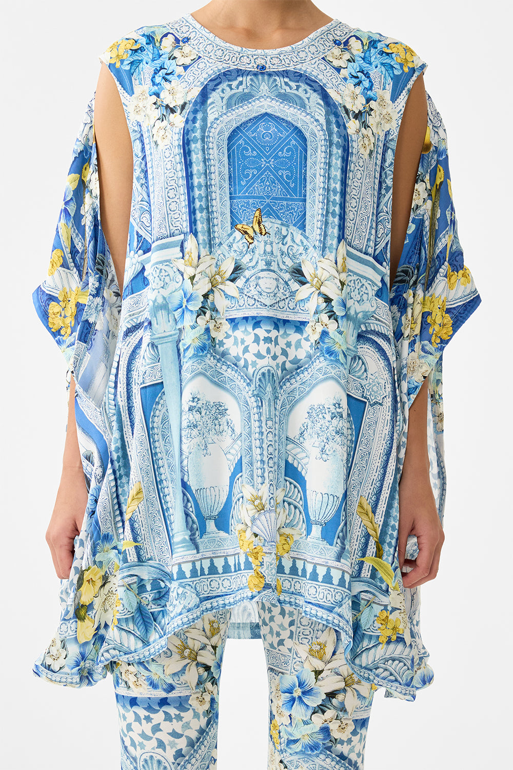 DRAPED SPLIT SLEEVE TOP DE NADA GRANADA