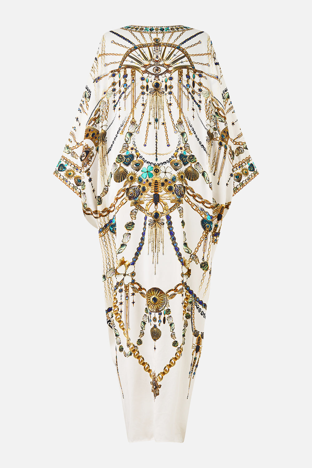 PIERCED V NECK KAFTAN CHAIN GANG