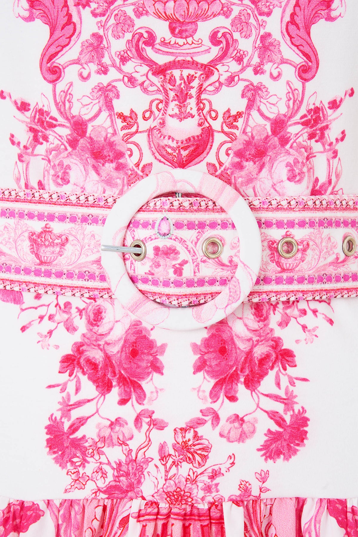 JERSEY TANK DRESS WITH CONTRAST SKIRT LIVIN LA VIDA ROSA