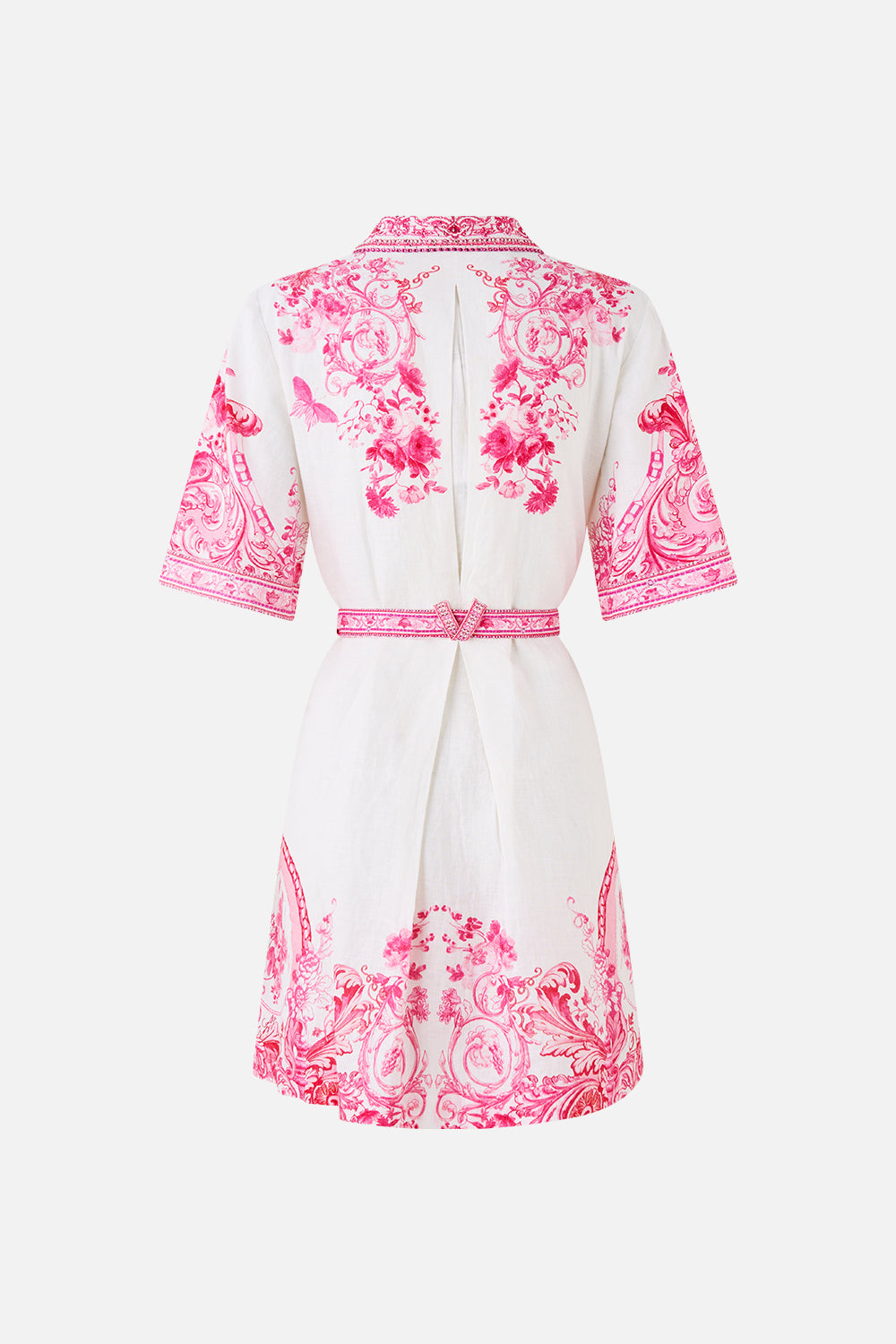 SHORT SHIRT DRESS LIVIN LA VIDA ROSA