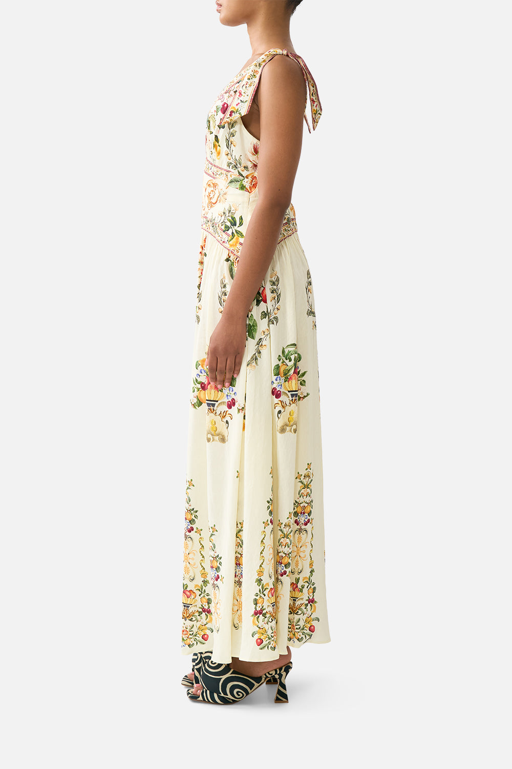 TIE SHOULDER DRESS VA VA VINTAGE