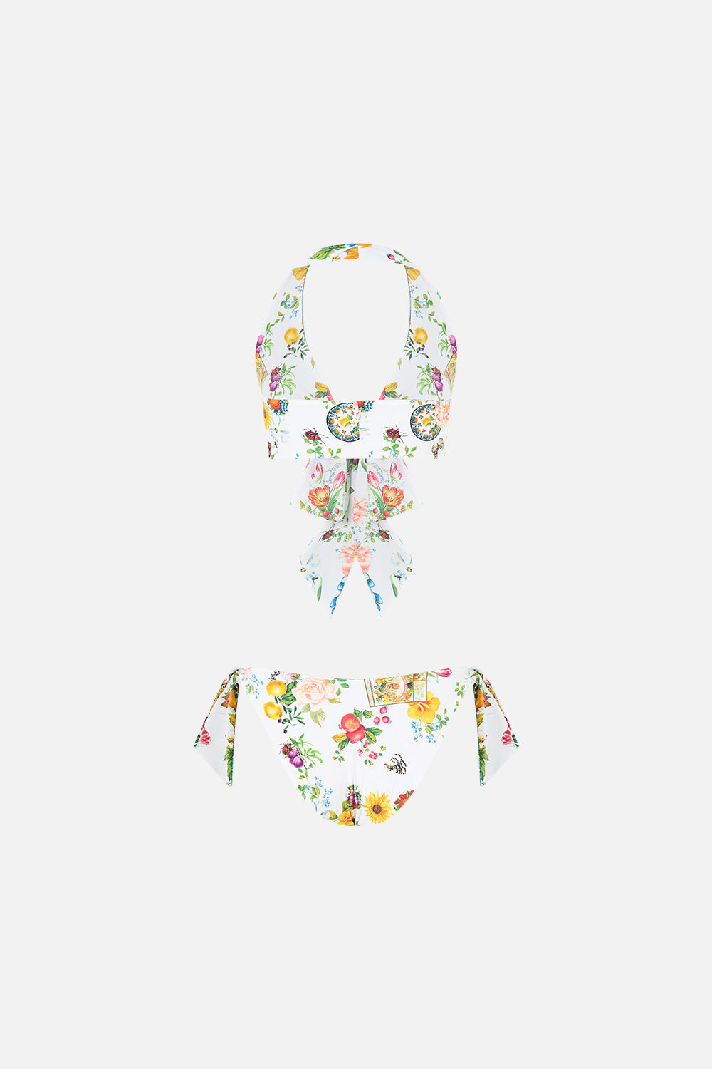 REVERSIBLE MULTI WEAR TIE HALTER BIKINI SET MAGIC OF THE MERCADO