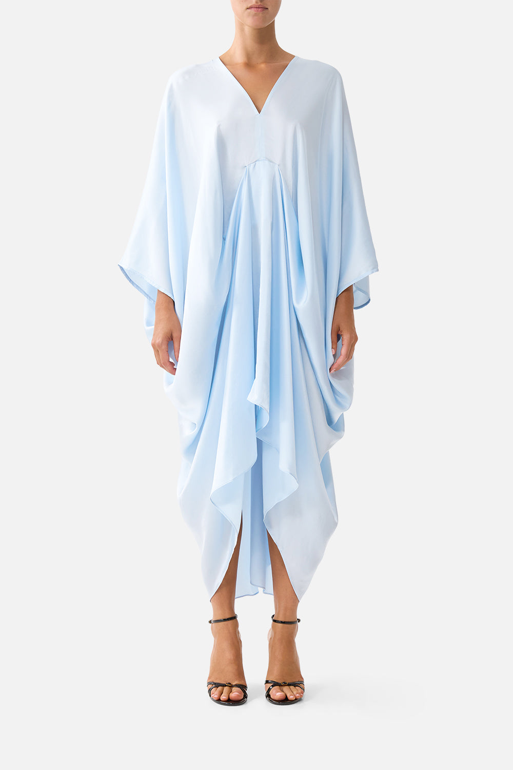 DRAPE FRONT V NECK KAFTAN THE HUM OF THE ALHAMBRA