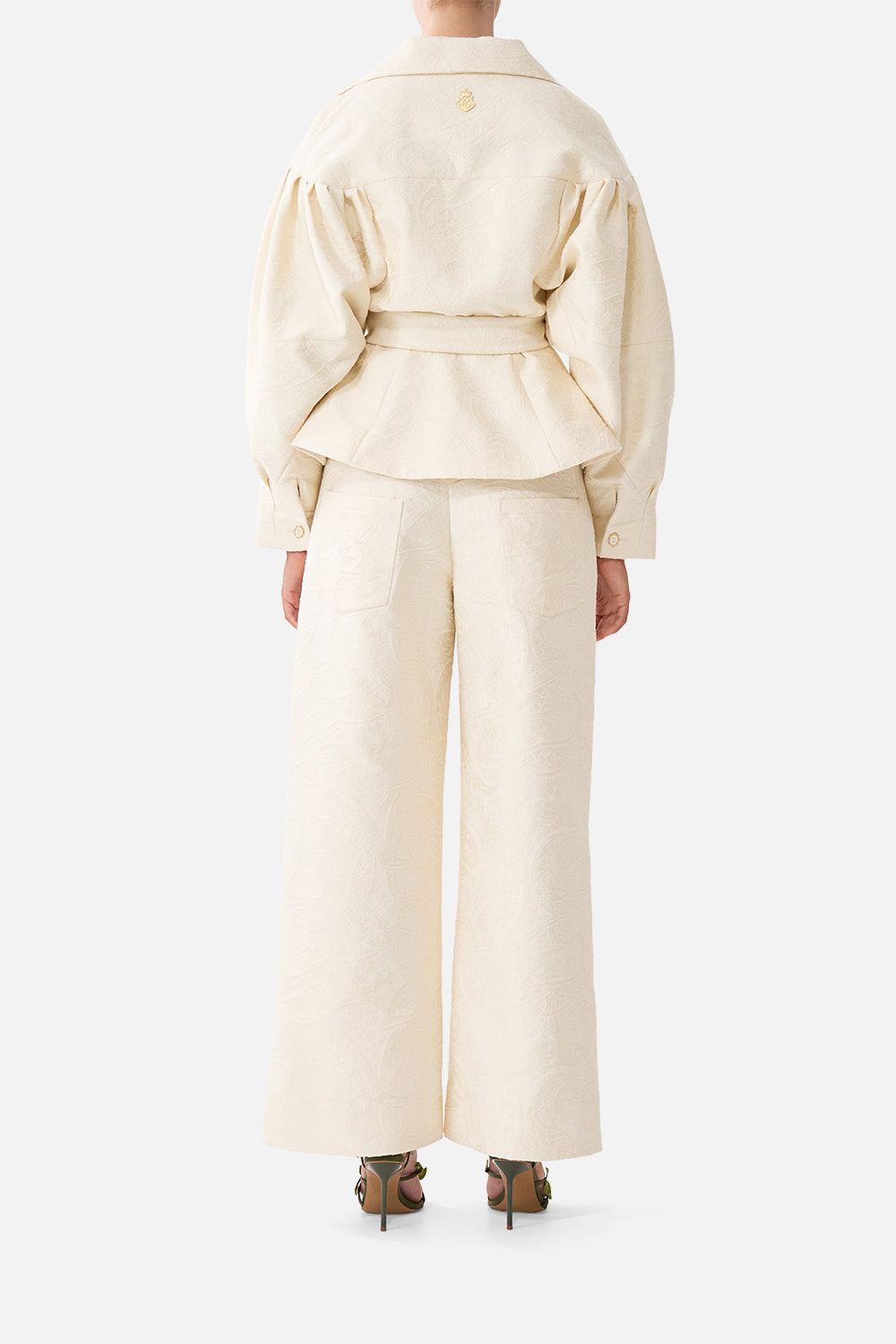 COLLARED JACKET WITH BELT MIDSUMMER MASTERPIECE