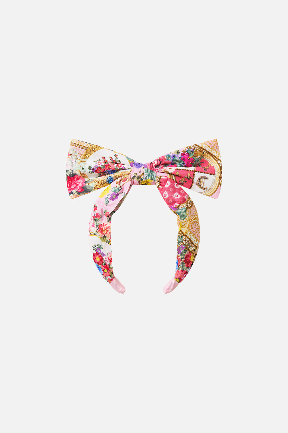 KIDS HEADBAND W LARGE BOW SHE’S NO WALLFLOWER