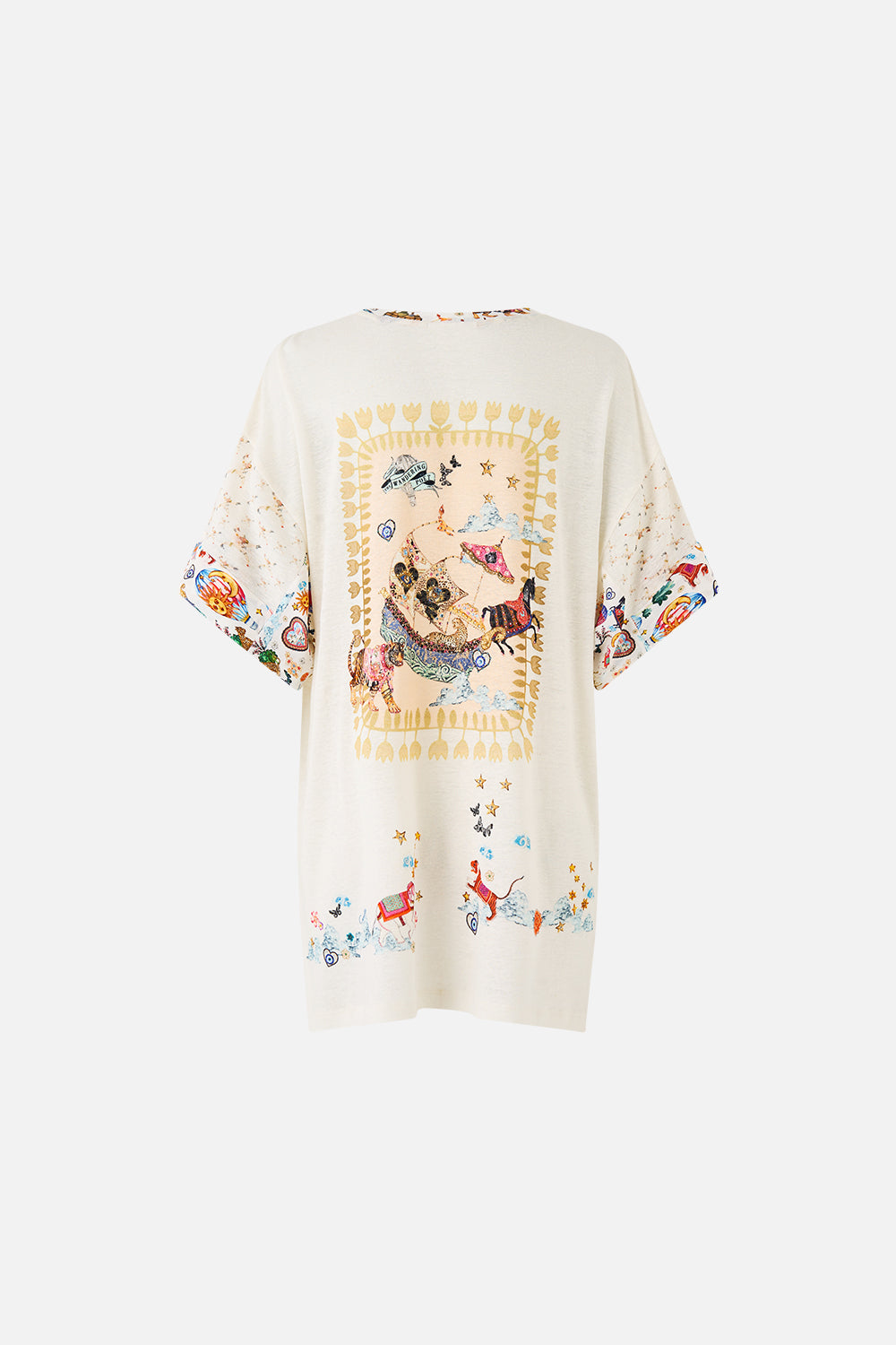 PANELLED SIDE SPLIT TEE KAPADOKYA KITSCH