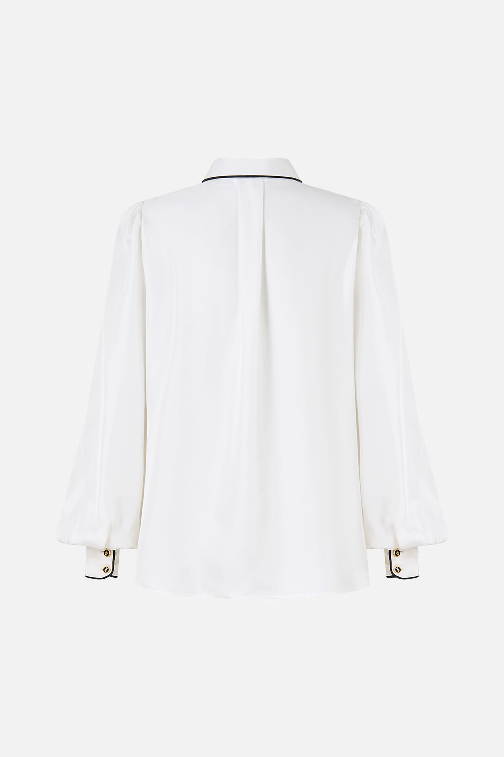 COLLARED SHIRT WITH PINTUCKS LEOPARD LIBERTINE
