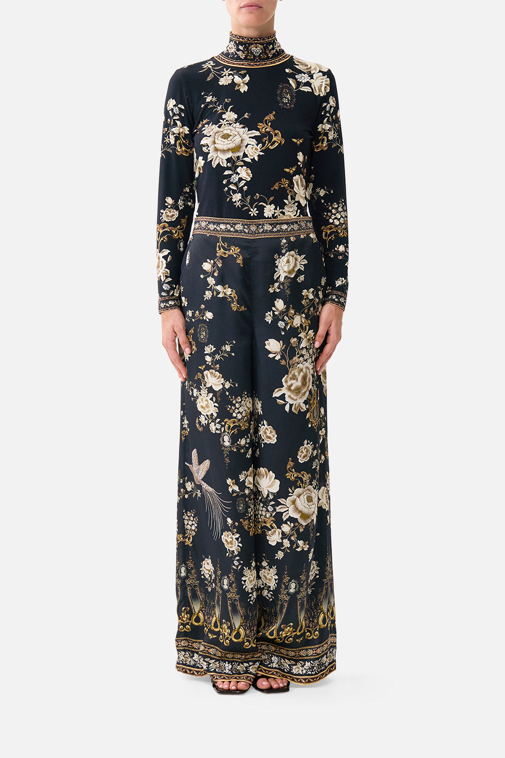 STRAIGHT LEG RELAXED TROUSER FLAMENCO FOLKLORE