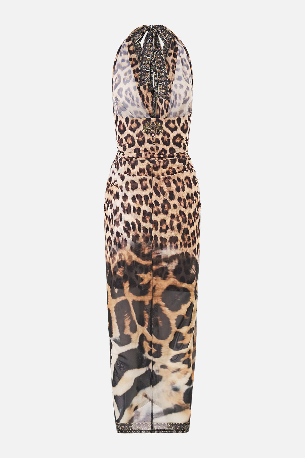 SIDE TWIST JERSEY DRESS LEOTIGRA LAND