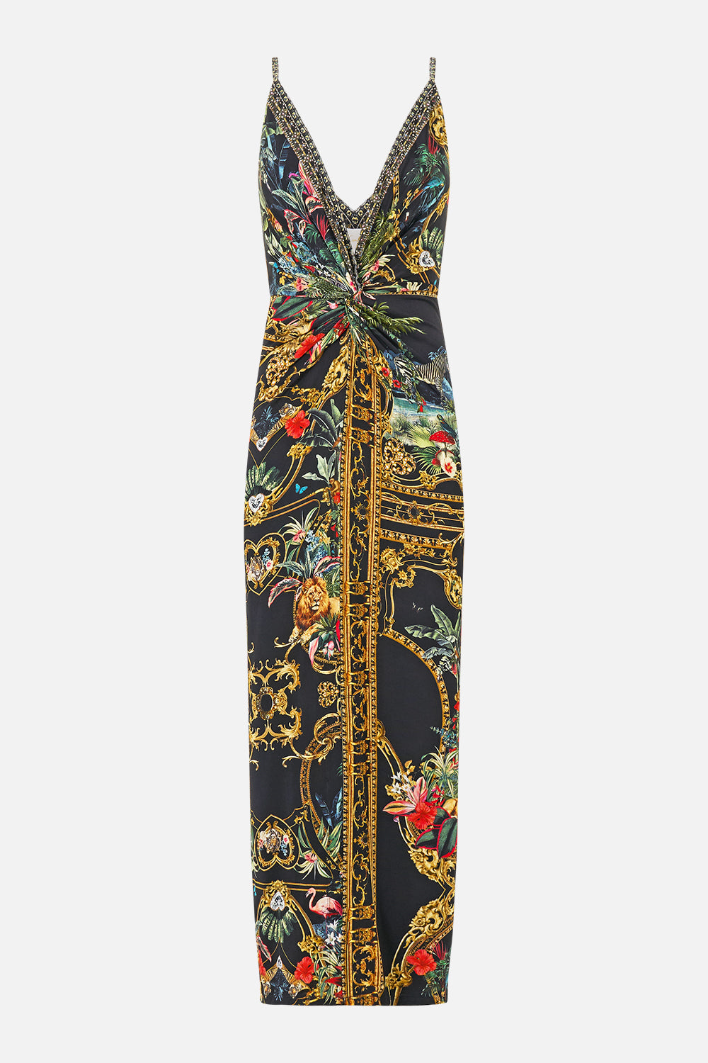 STRAPPY DRESS WITH TWIST FRONT PALACE ZOOLOGY
