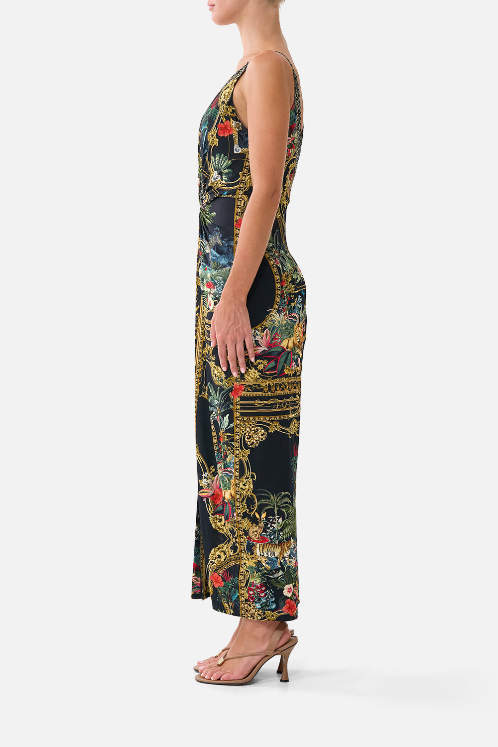 STRAPPY DRESS WITH TWIST FRONT PALACE ZOOLOGY