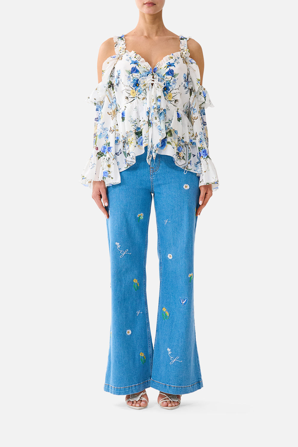 JENNA HIGH WAISTED FLARE DENIM