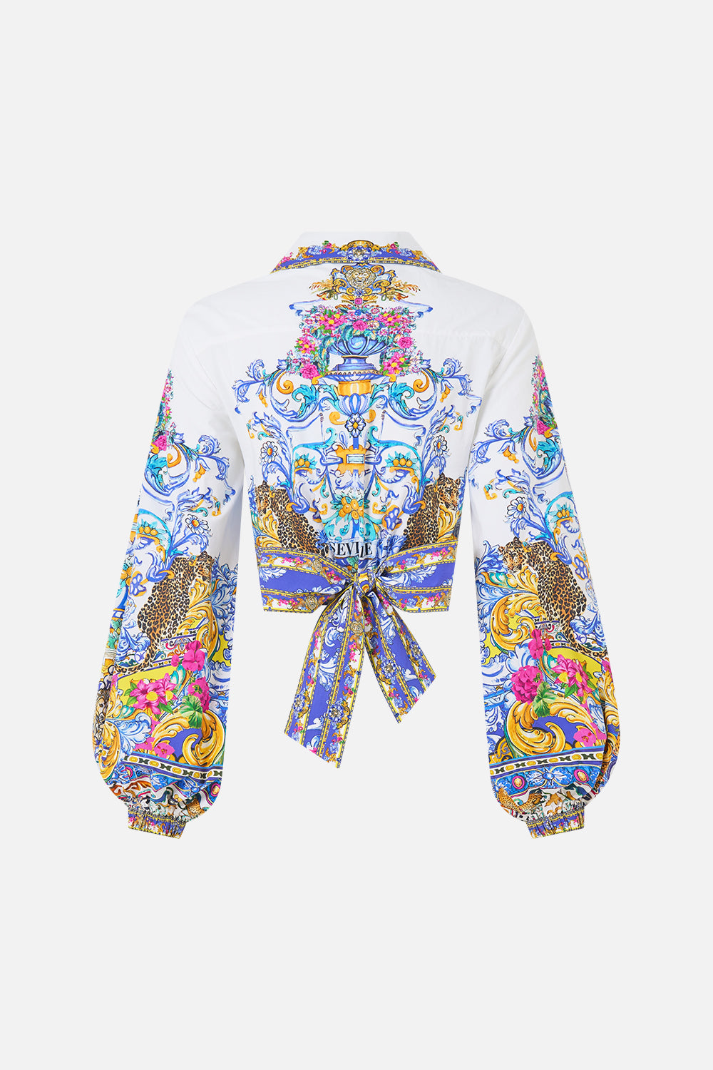 CROPPED WRAP SHIRT MILLA IN SEVILLA