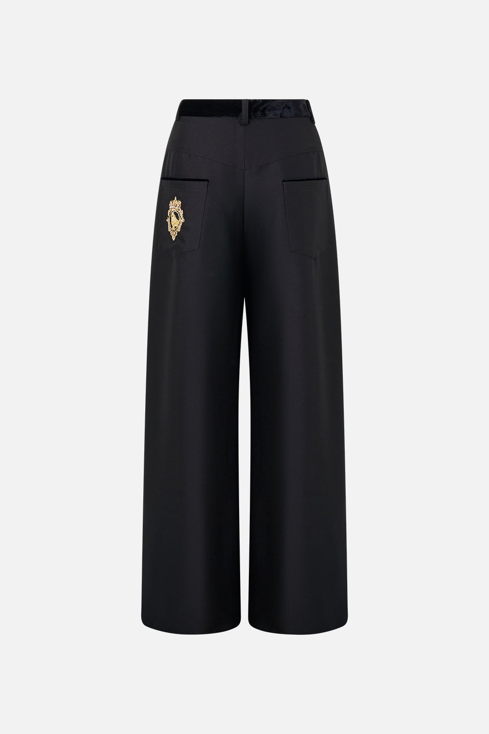 RELAXED TROUSER WITH BACK YOKE LEOPARD LIBERTINE