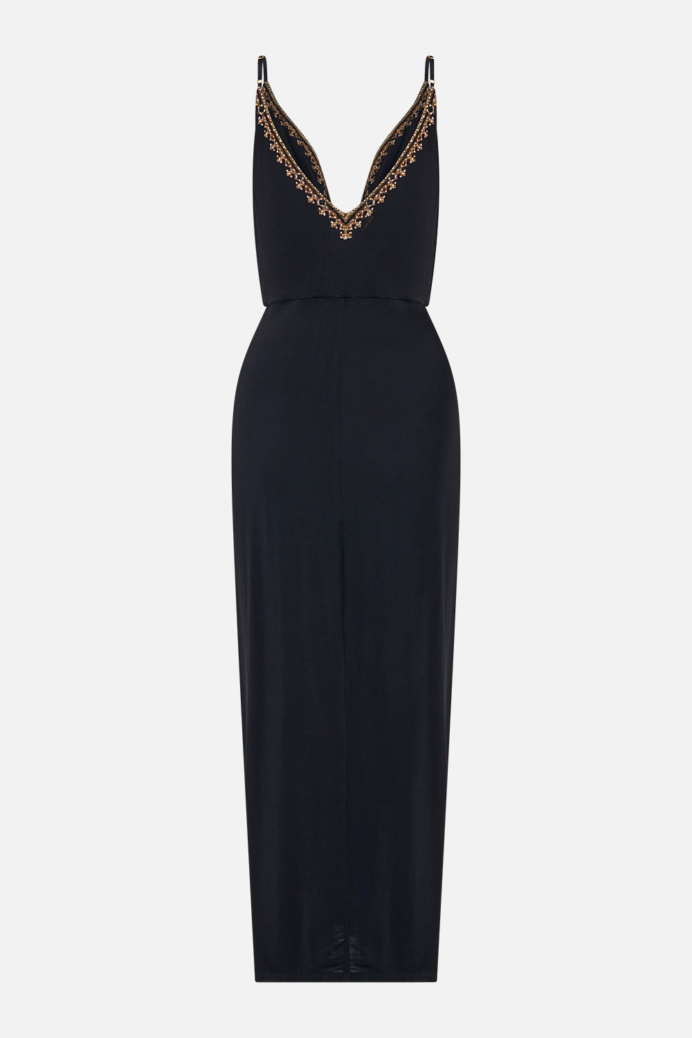 STRAPPY DRESS WITH TWIST FRONT LEOPARD LIBERTINE