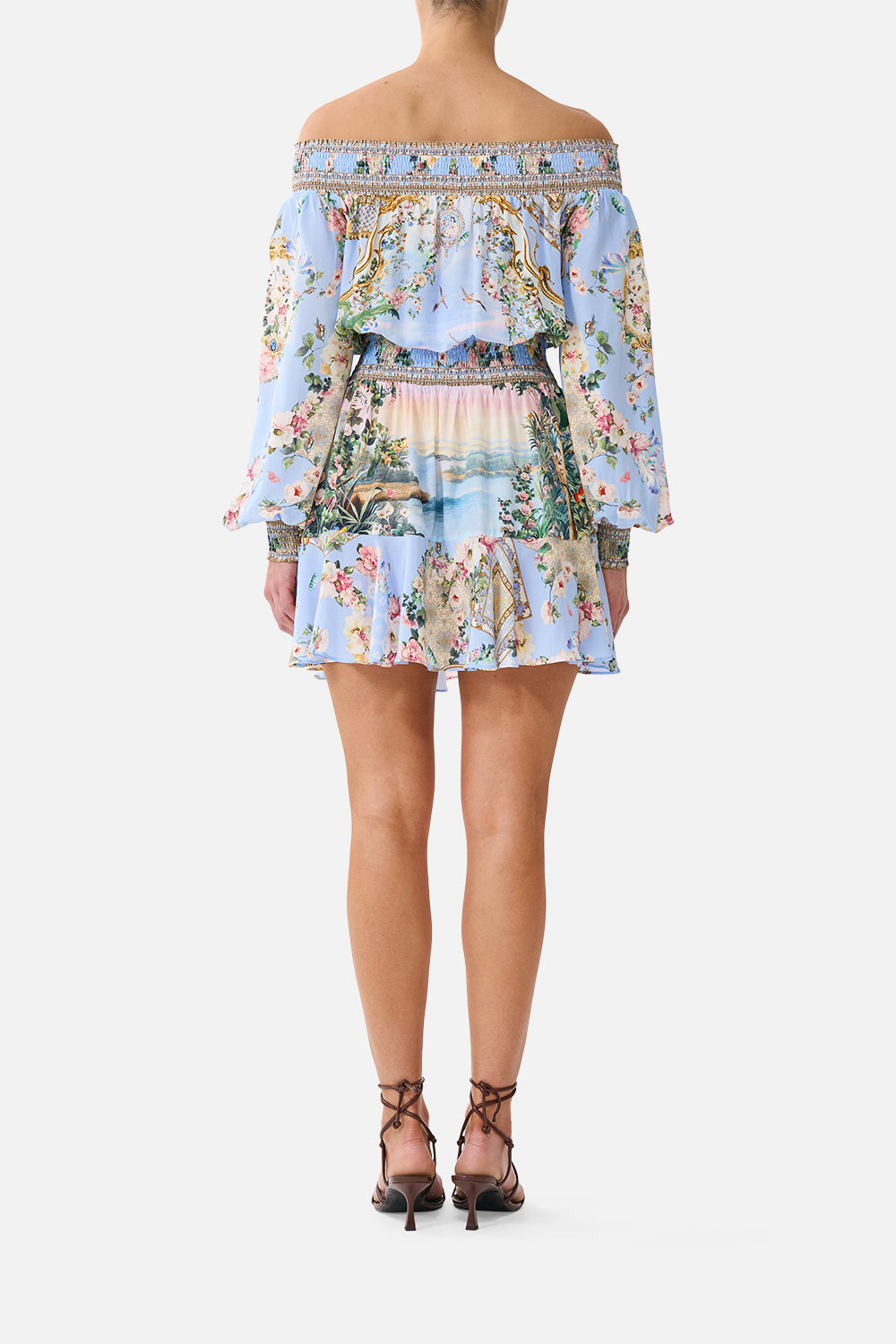 OFF SHOULDER SHORT DRESS SISI SOCIETY