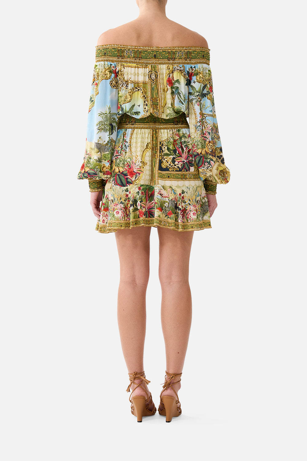 OFF SHOULDER SHORT DRESS WANDERLUST EMPIRE